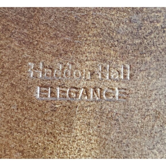 VTG Haddon Hall Elegance Blue Floral Tile Wall Plaque Wood Frame 13” Kitchen Dec - Picture 7 of 11